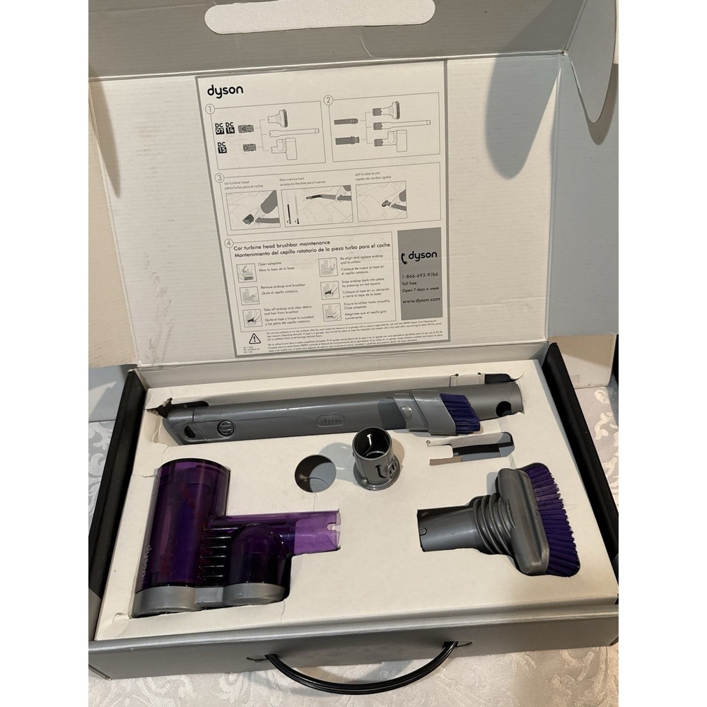 Dyson Genuine Components Car Cleaning Kit Attachment Set W Turbine Head